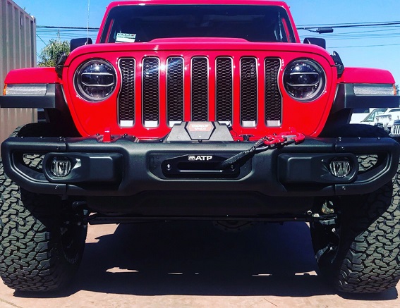ATP Bumper Winch Plate System 18-up Jeep Wrangler JL & Gladiator - Click Image to Close